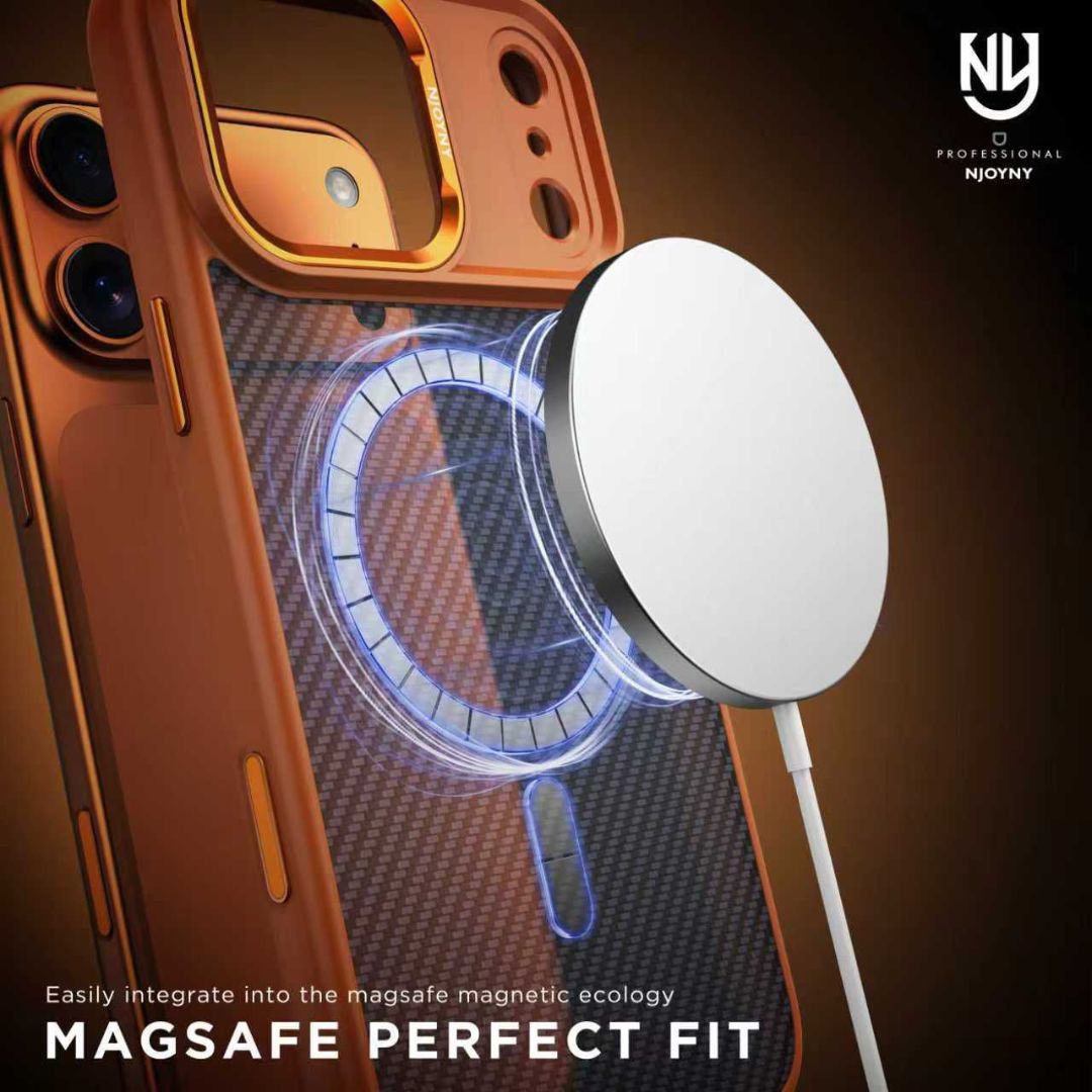 NY Carbon Fiber Armor MagSafe Case with Camera Control for iPhone 17 Series